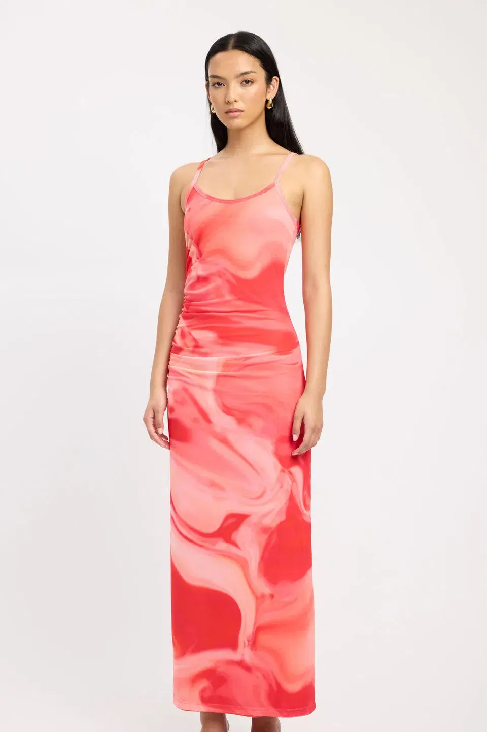 Kookai Haven Slip Dress Strawberry Size 10 - Image 2