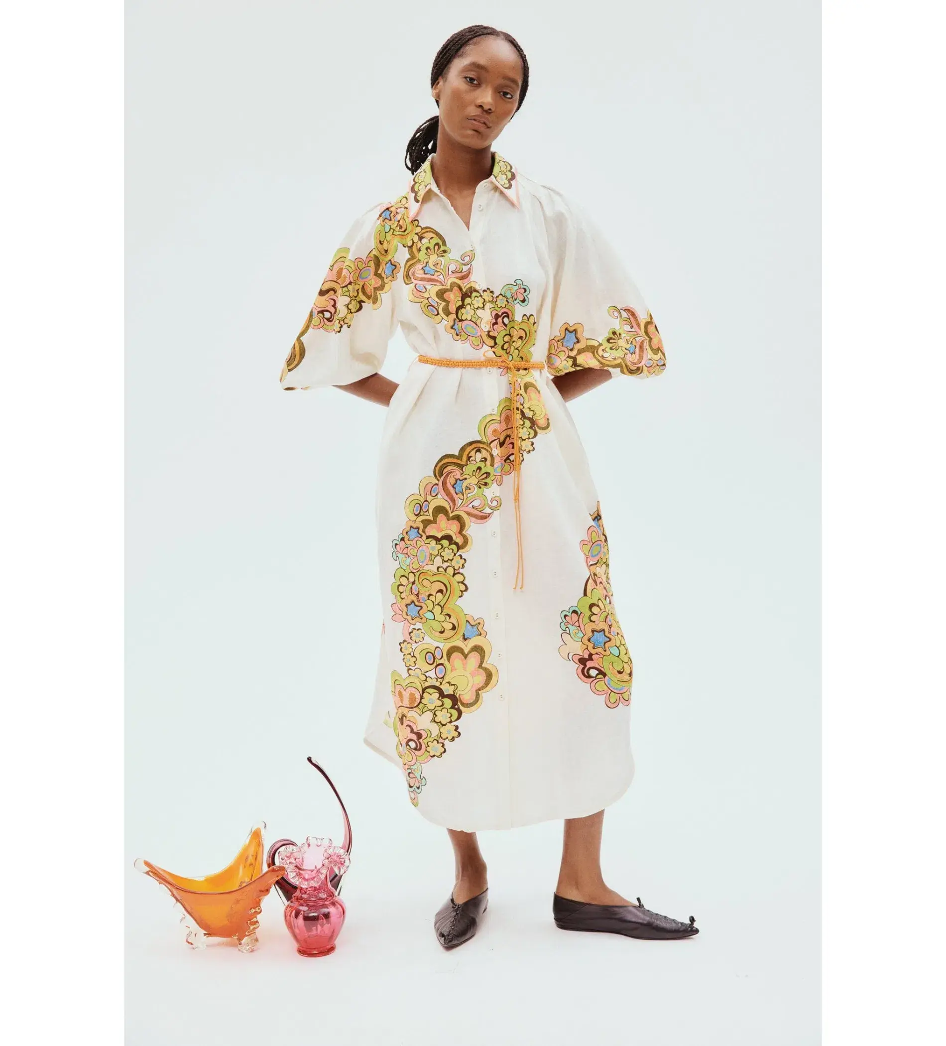 Alemais Starscape Shirtdress Print Size 14 - Image 1