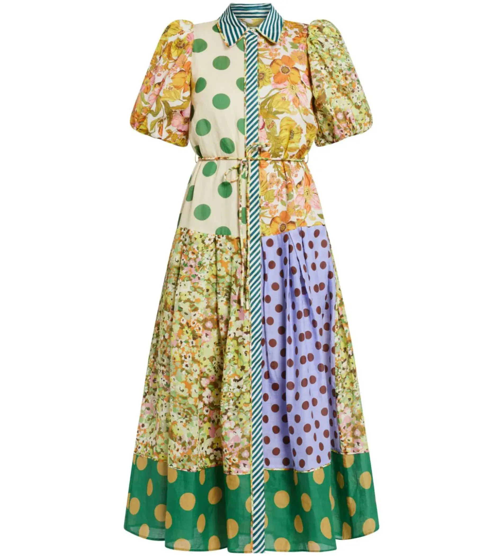 Alemais Finn Shirtdress Multi Size 6 - Image 3
