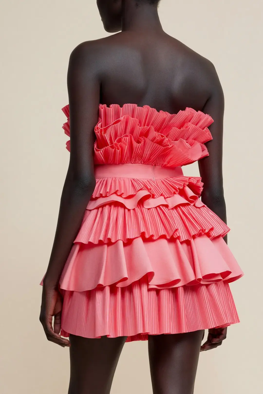 Acler Elsher Mini Dress Rouge Size 12 for rent on The Volte - main image