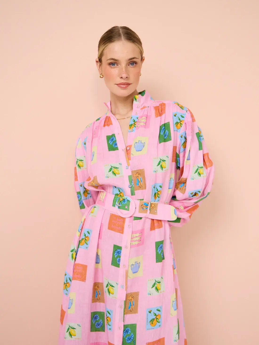 Palm Noosa Noddy Dress Pink Emblem Size 8 - Image 2