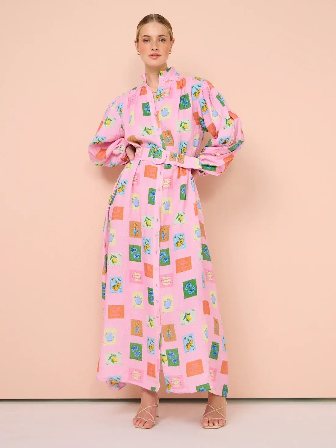 Palm Noosa Noddy Dress Pink Emblem Size 8 - Image 1