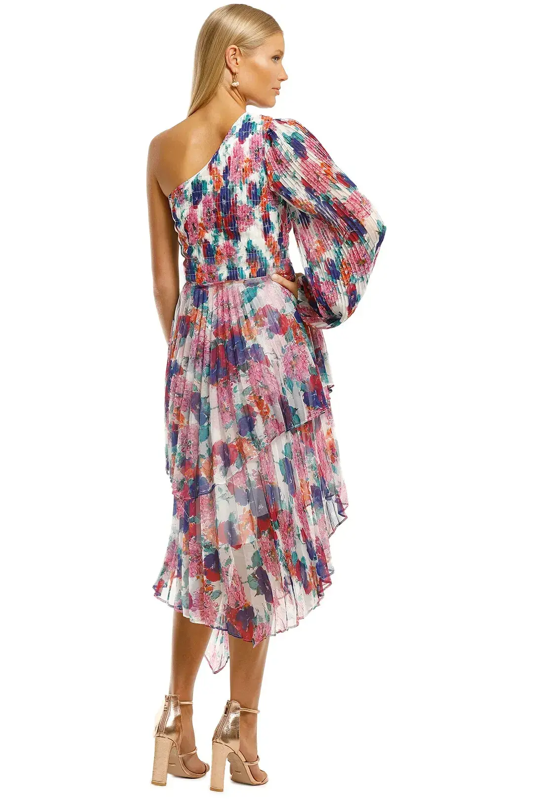 Talulah Always You Midi Dress in Floral Fantasia Print Size 6 for rent on The Volte - main image