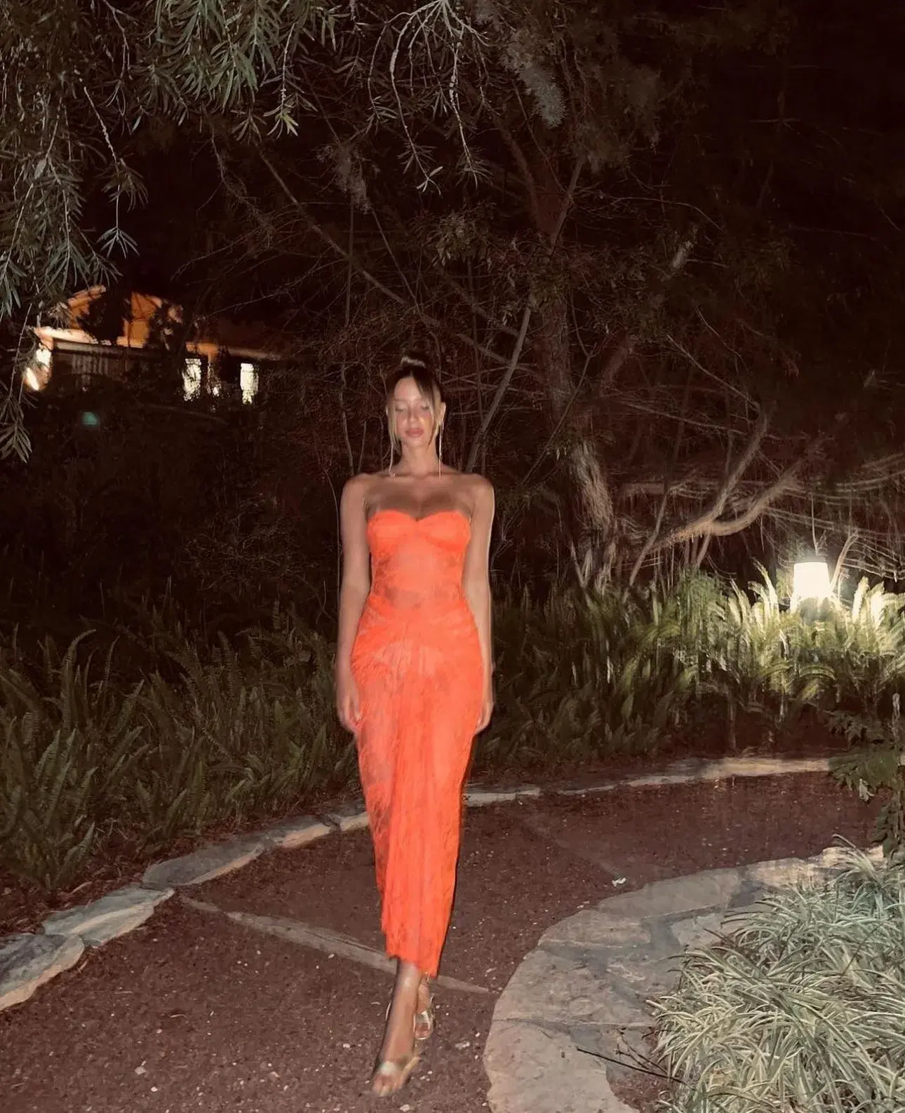 Natalie Rolt Naomi Dress Orange Size 8  - Image 2