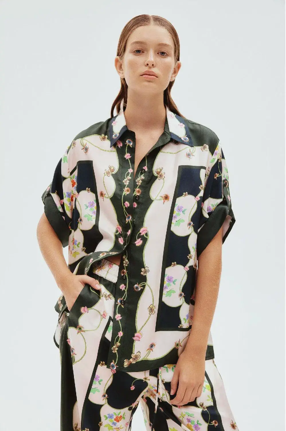 Alémais Venus Shirt & Pants Set Print Size 14 - Image 2