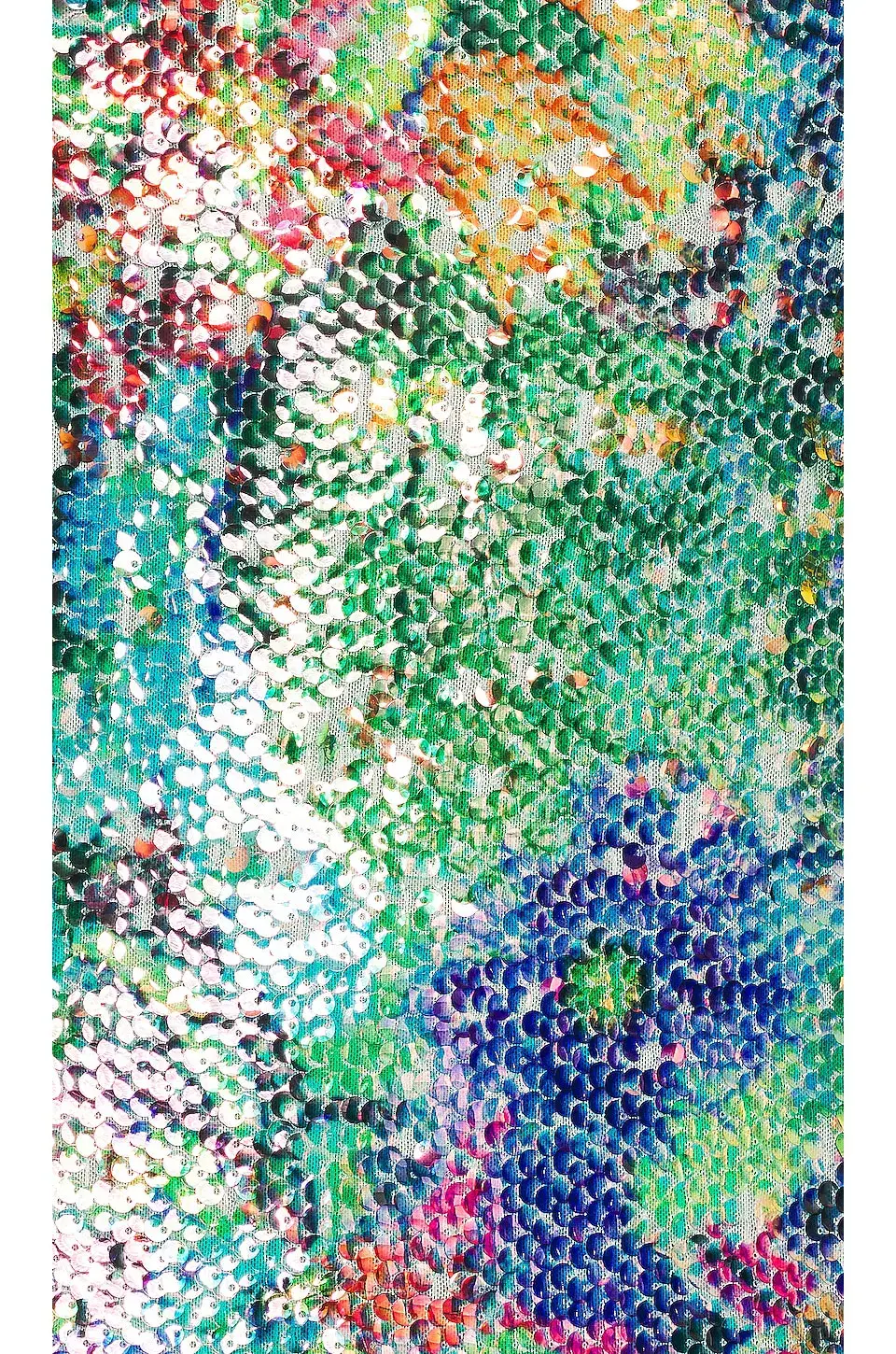 Alexis Aiya Midi Rainbow Sequin Dress in Multi Size Small / AU 8 - Image 4