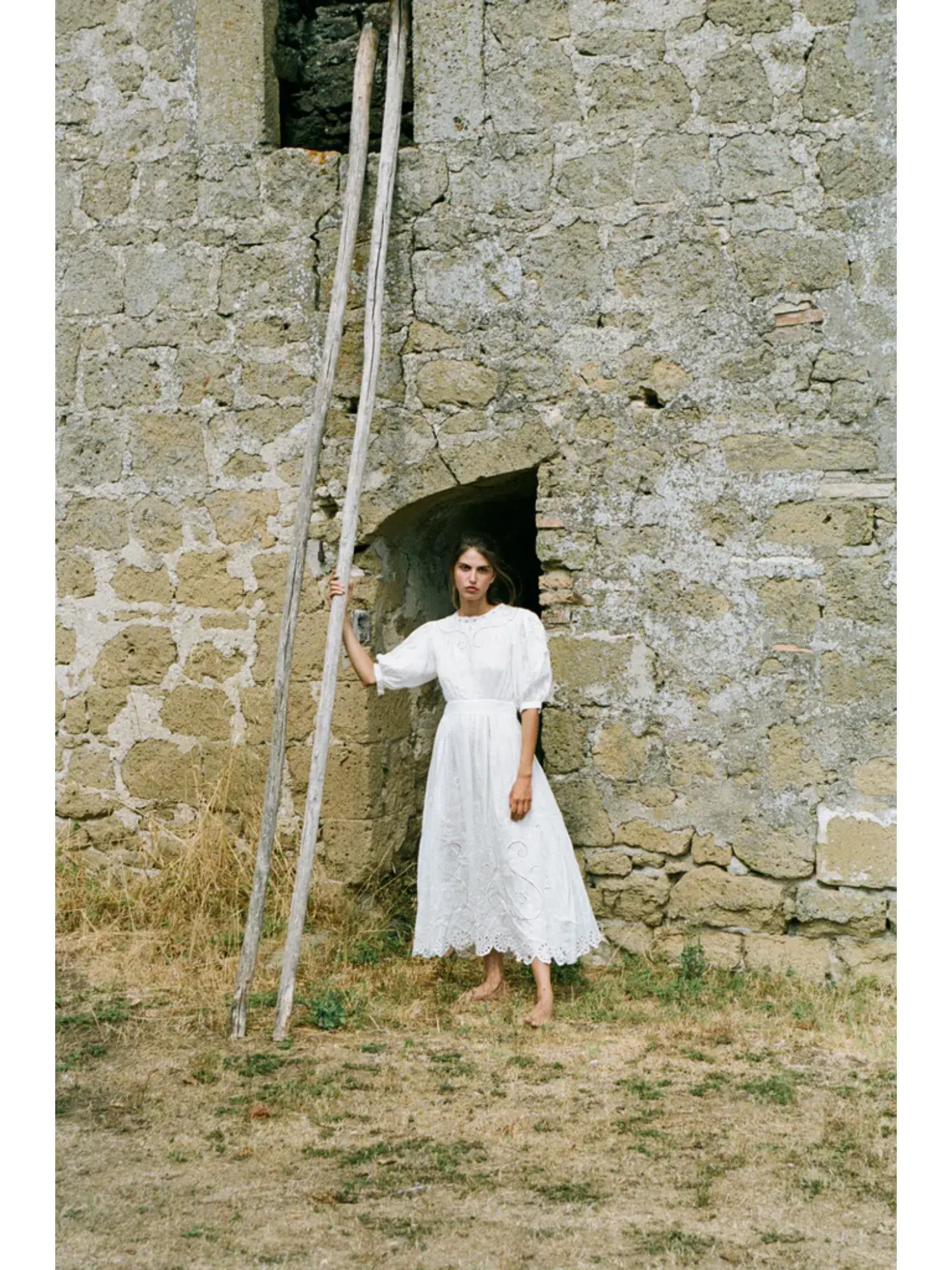 All That Remains Ines Dress in White Size AU 8  - Image 1