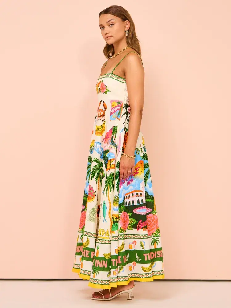Alemais Paradiso Sundress in Multi Size AU 8 - Image 5