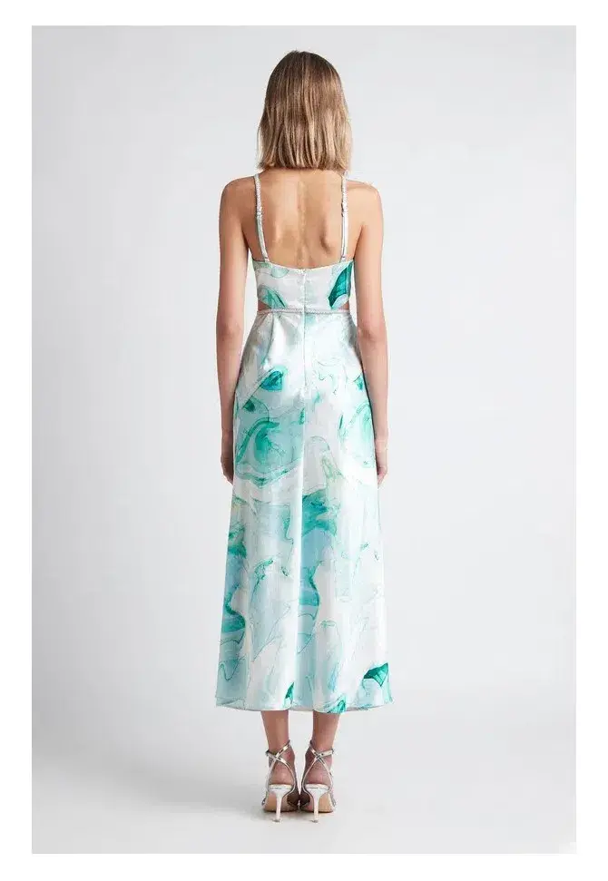 Sheike Aquatic Dress Print Size 8 - Image 2