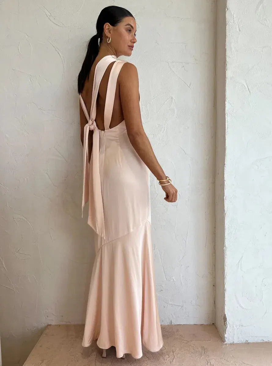 Signficant Other Lana Maxi Dress Blush Size 8 - Image 7