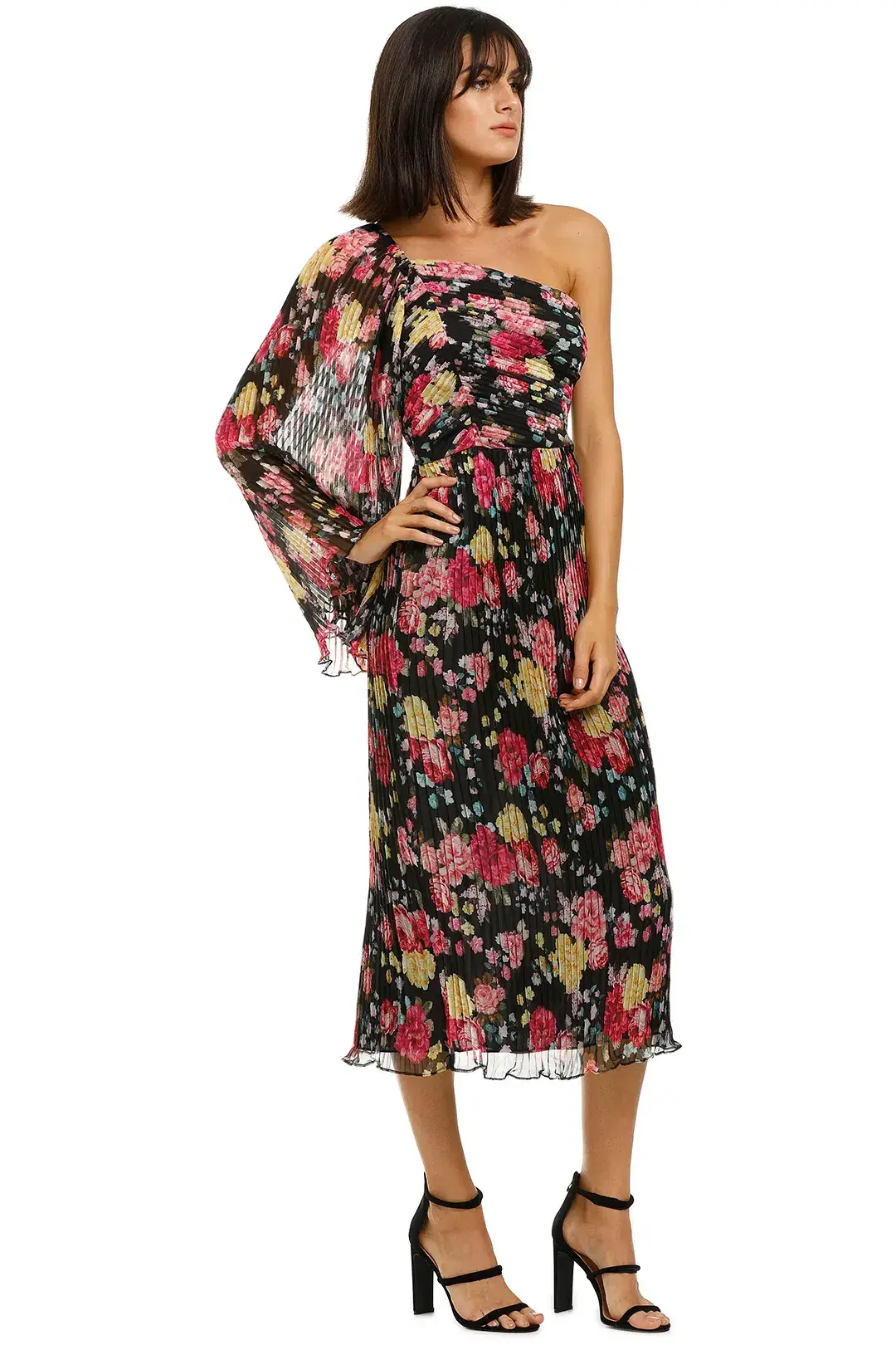 Talulah Midnight Fiesta Midi Dress in Floral Size 10 for rent on The Volte - main image