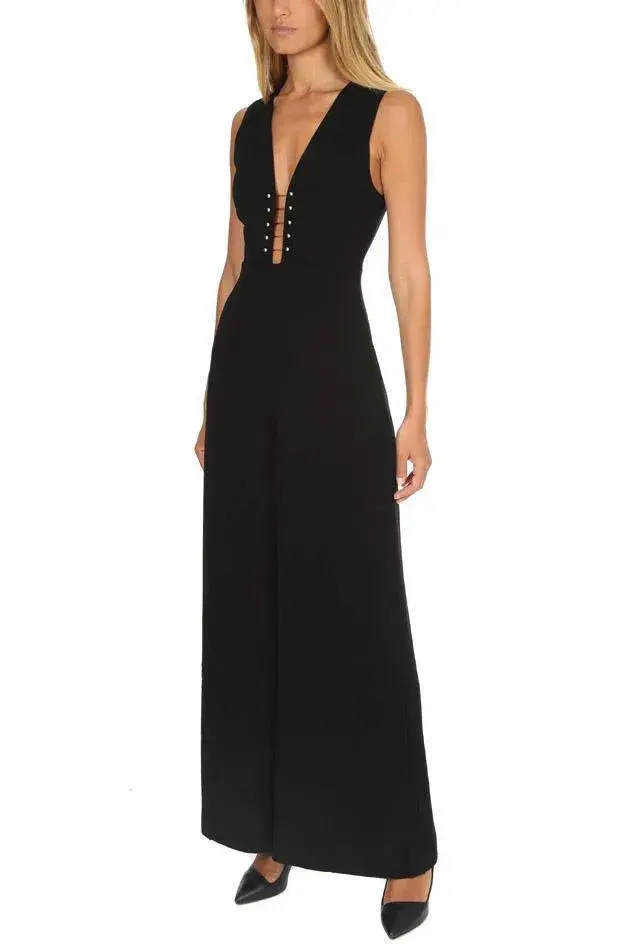Zimmermann Baton Jumpsuit Black Size 10 - Image 1