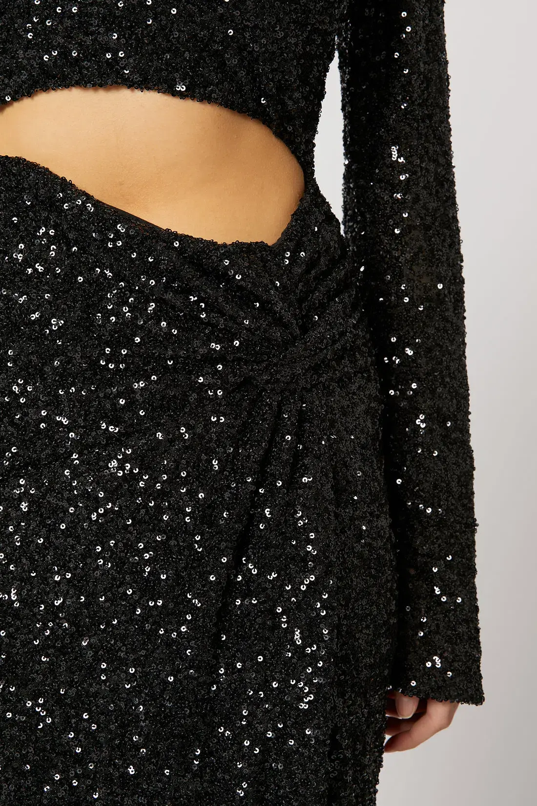 Winona Chandra Knot Midi Dress Black Size S / AU 8 - Image 4