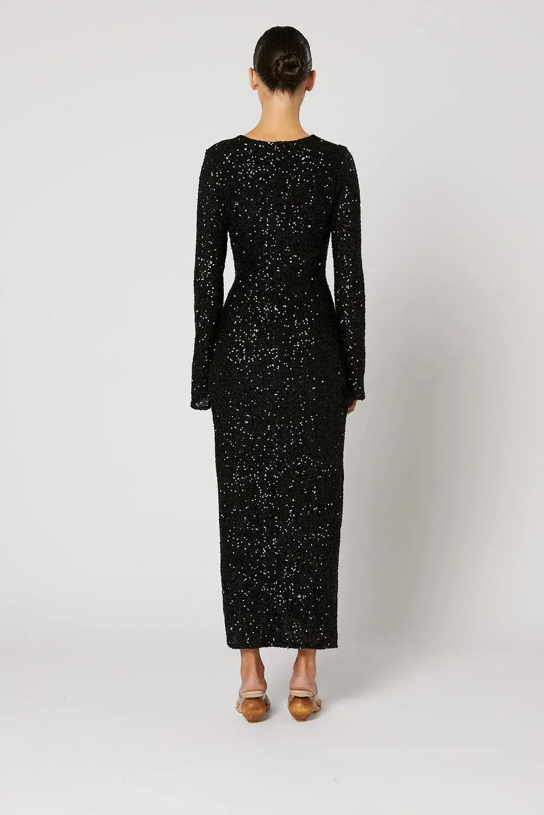 Winona Chandra Knot Midi Dress Black Size S / AU 8 - Image 3