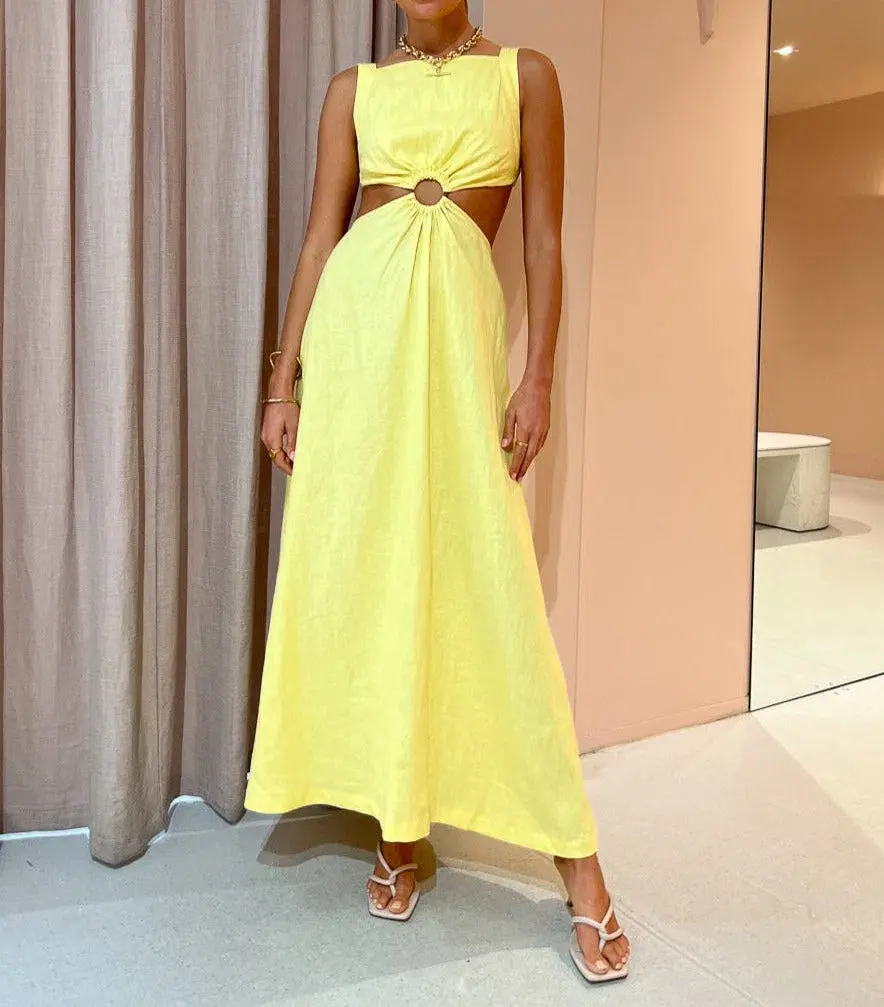 Hansen and Gretel Paros Dress in Sunflower Size 8  - Image 1