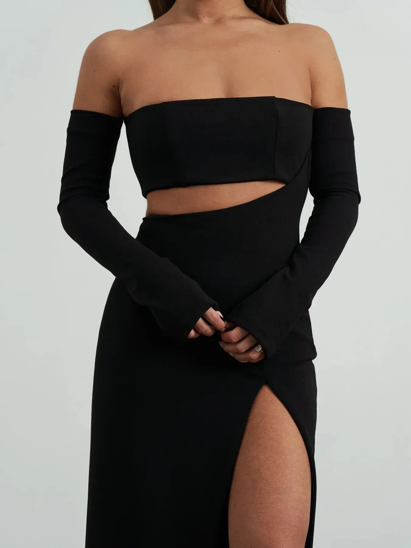 Effie Kats Hall of Fame Gown Black Size S / 8 AU - Image 2