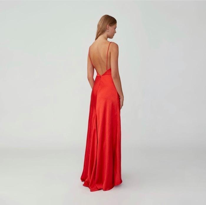 Fame & Partners Strappy Draped Gown Size 10 - Image 3