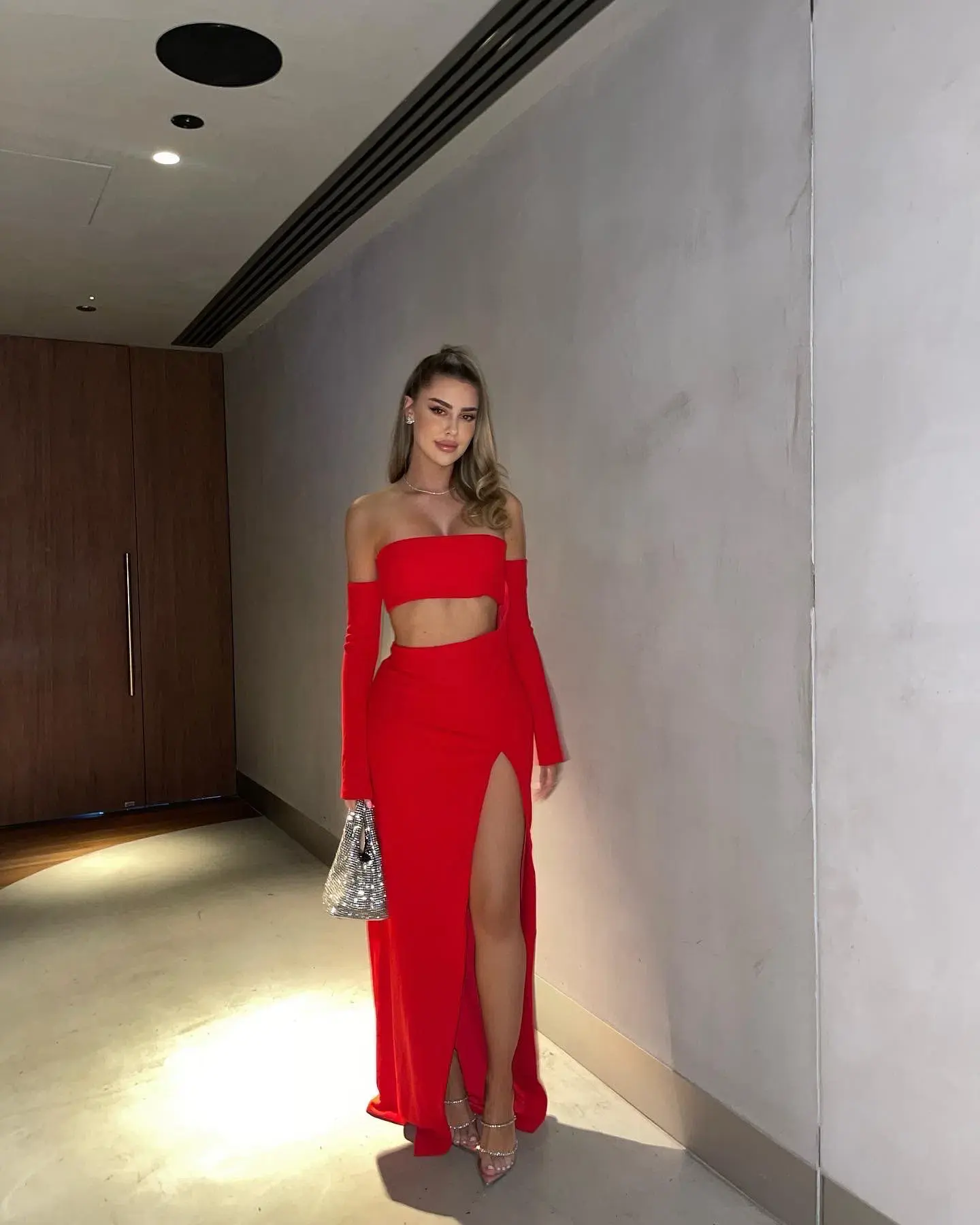 Effie Kats Hall of Fame Gown Red Size XS / AU 6 - Image 5
