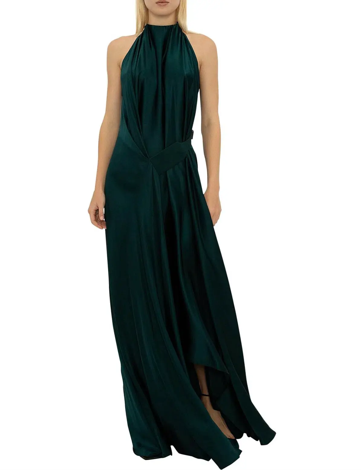 Bianca Spender Isabella Silk Gown Green Size 10 - Image 1