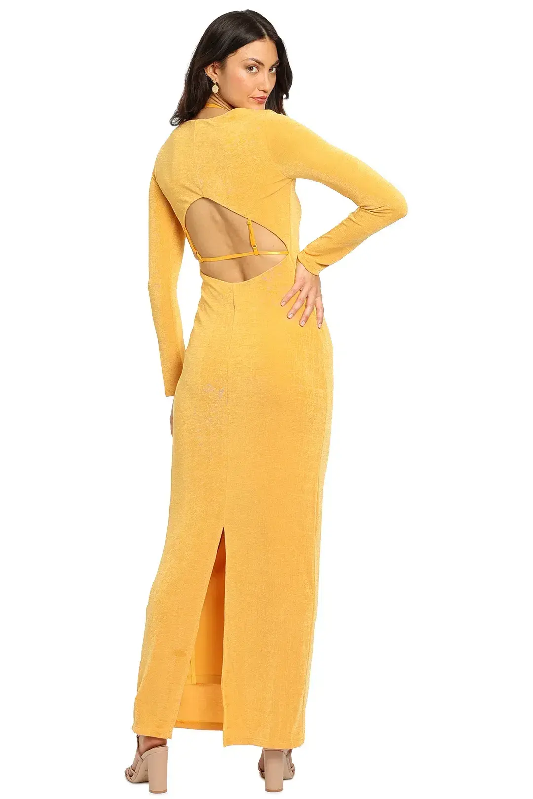 WNTRMSE Bella Dress in Sunset Size 10 for rent on The Volte - main image