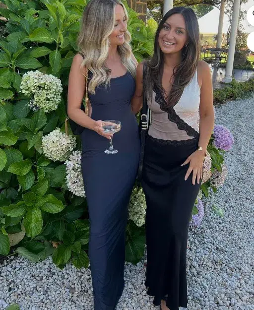 Bec & Bridge Abrielle Lace Maxi Dress Black/Taupe/Ivory Size 10 AU - Image 3