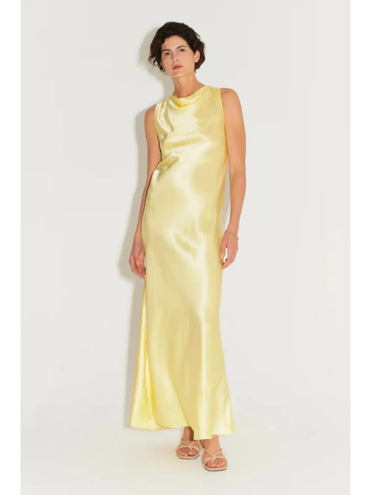 Hansen & Gretel Emmery Dress in Lemon Size AU 12  - Image 1