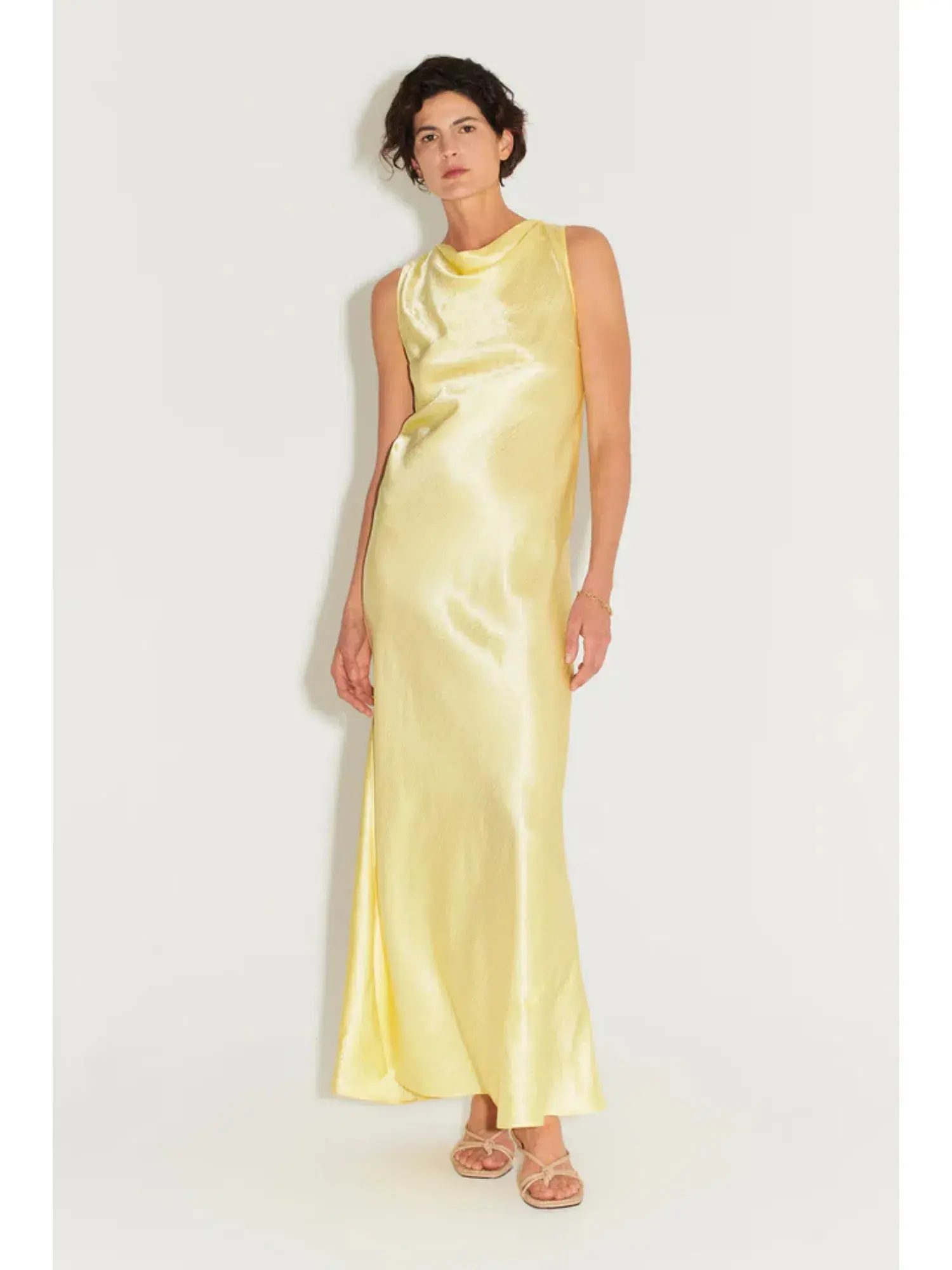 Hansen & Gretel Emmery Dress in Lemon Size AU 12  - Image 1