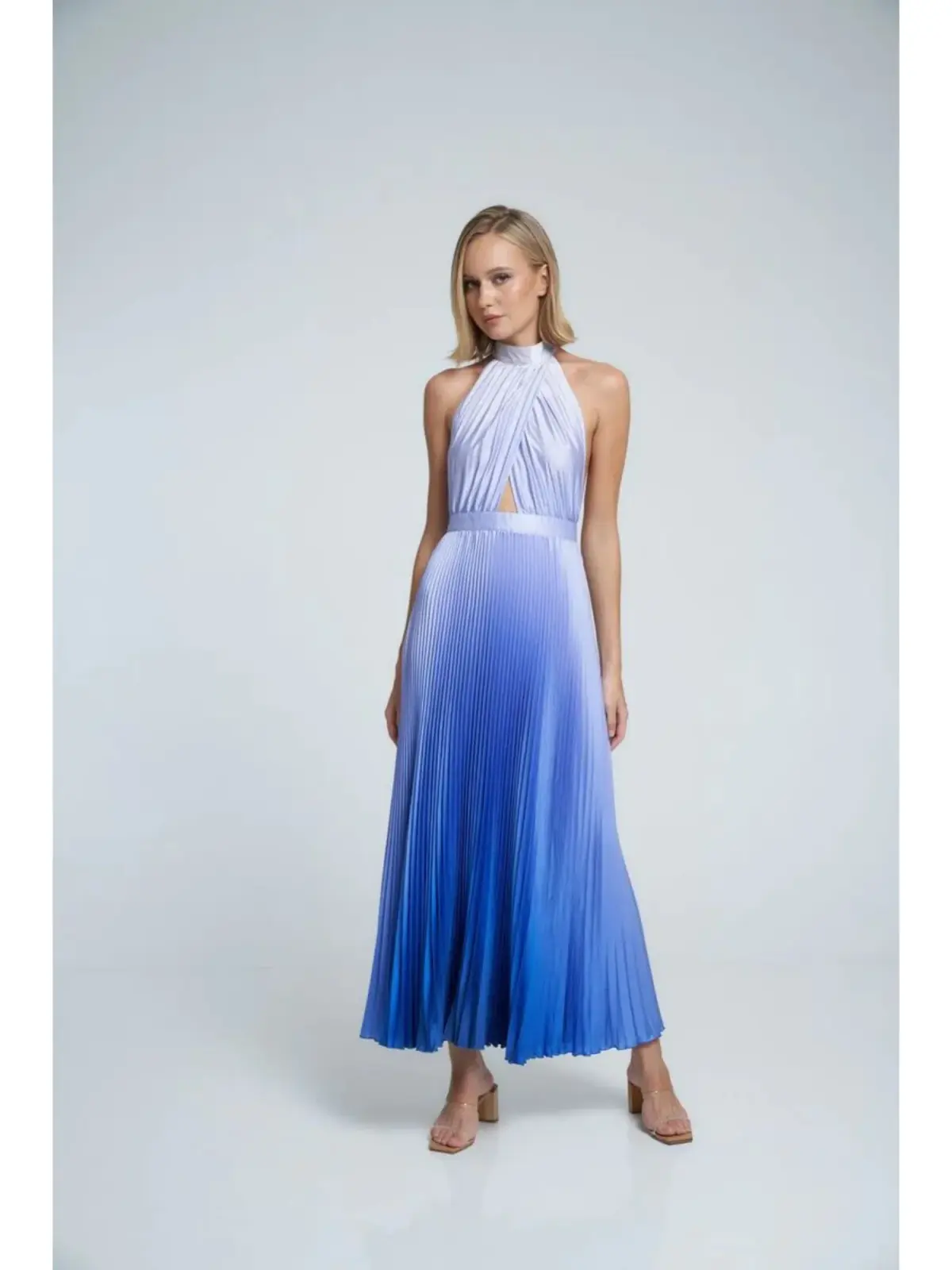 L'Idee Renaissance Gown In Ocean Size AU 10 - Image 1