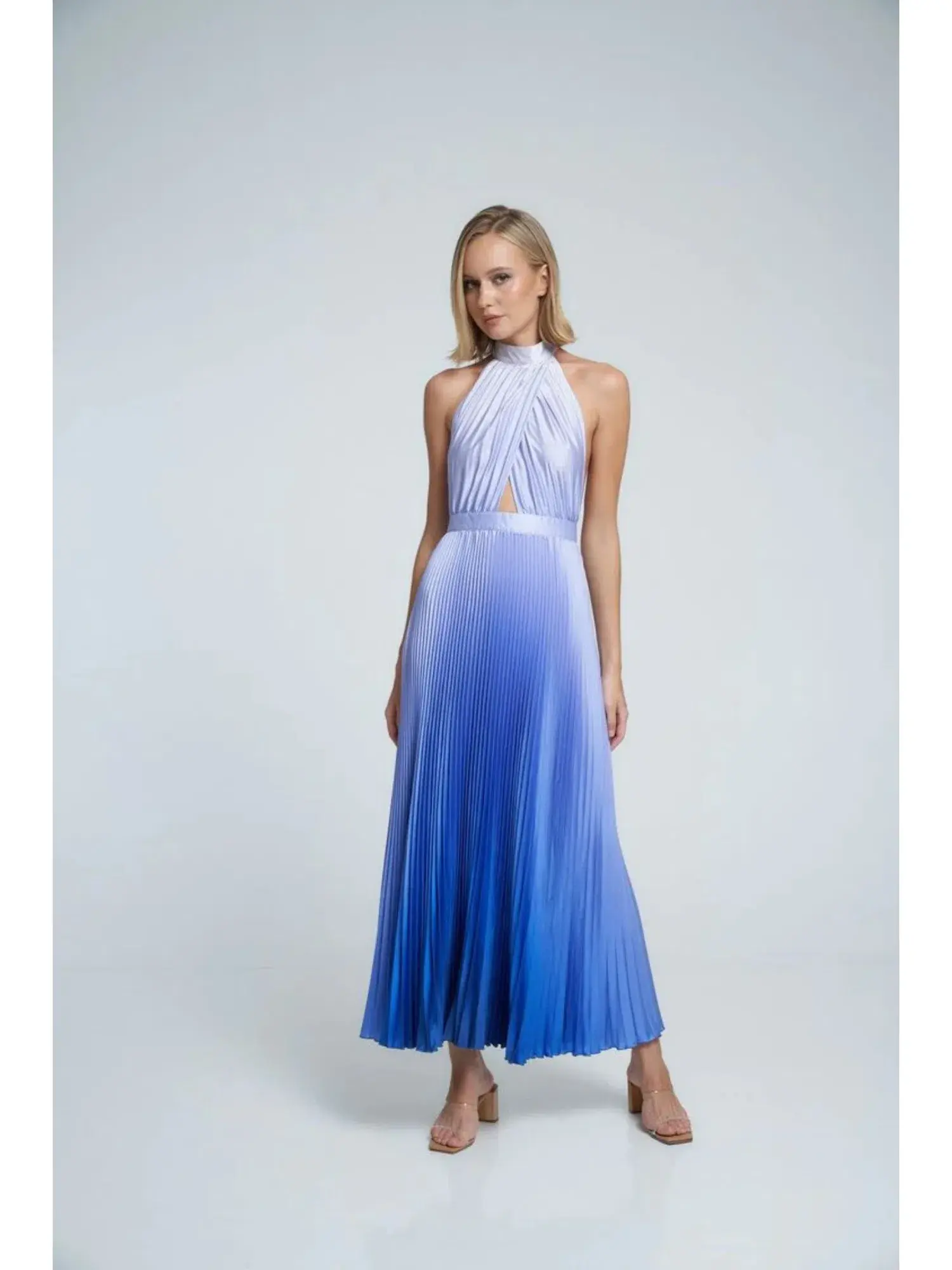 L'Idee Renaissance Gown In Ocean Size AU 10 - Image 1