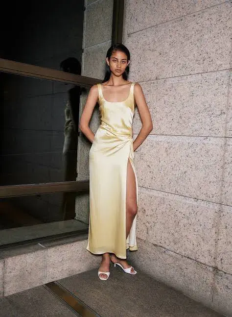 Anna Quan Etta Dress in Champagne Size AU 4 - Image 1