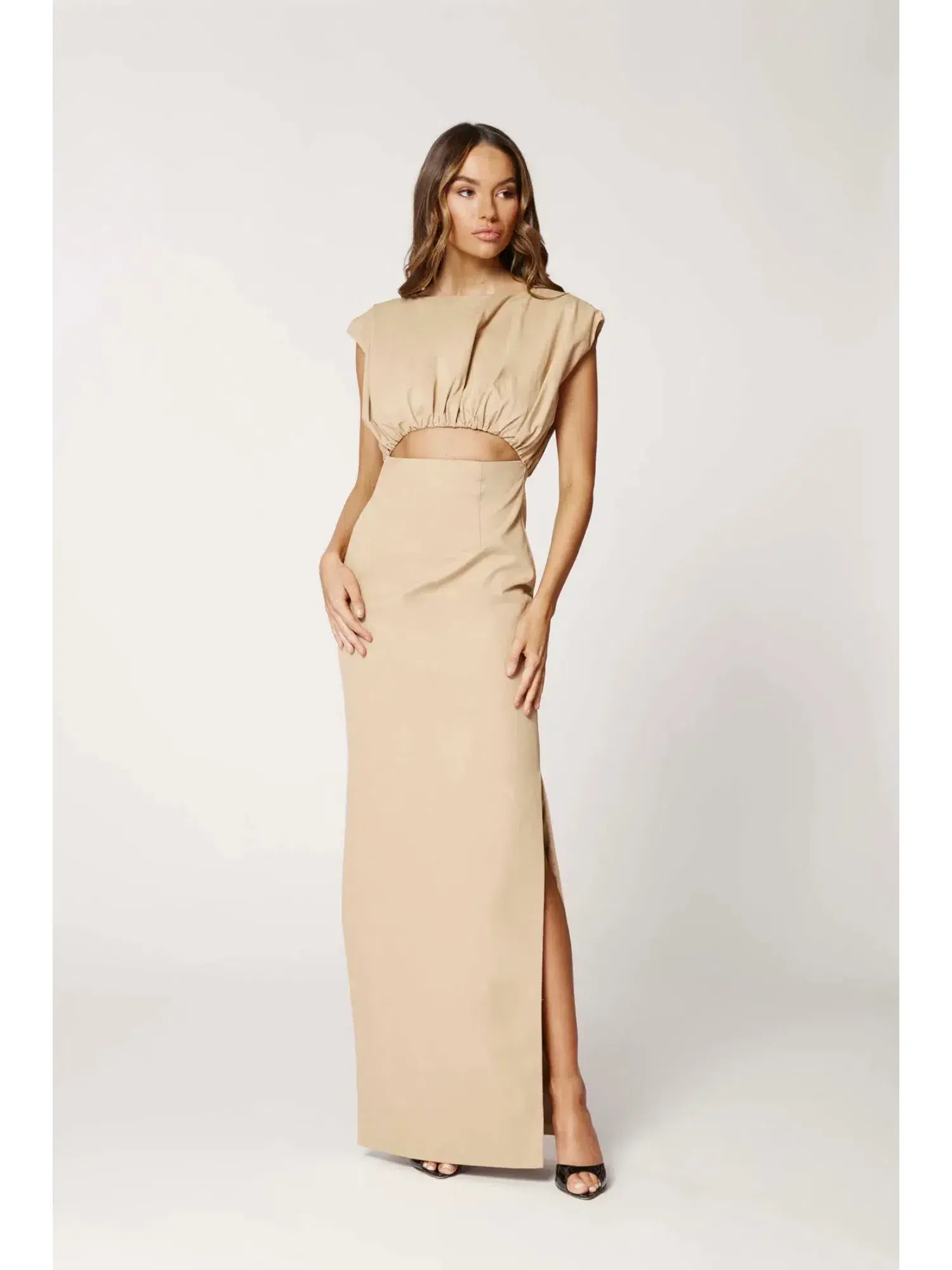 Bianca & Bridgett Nola Dress Nude Size AU 6 - Image 1