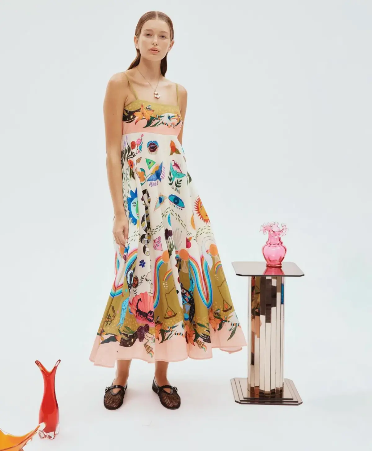 Alemais Evergreen Sundress in Multi Size AU 10 - Image 1