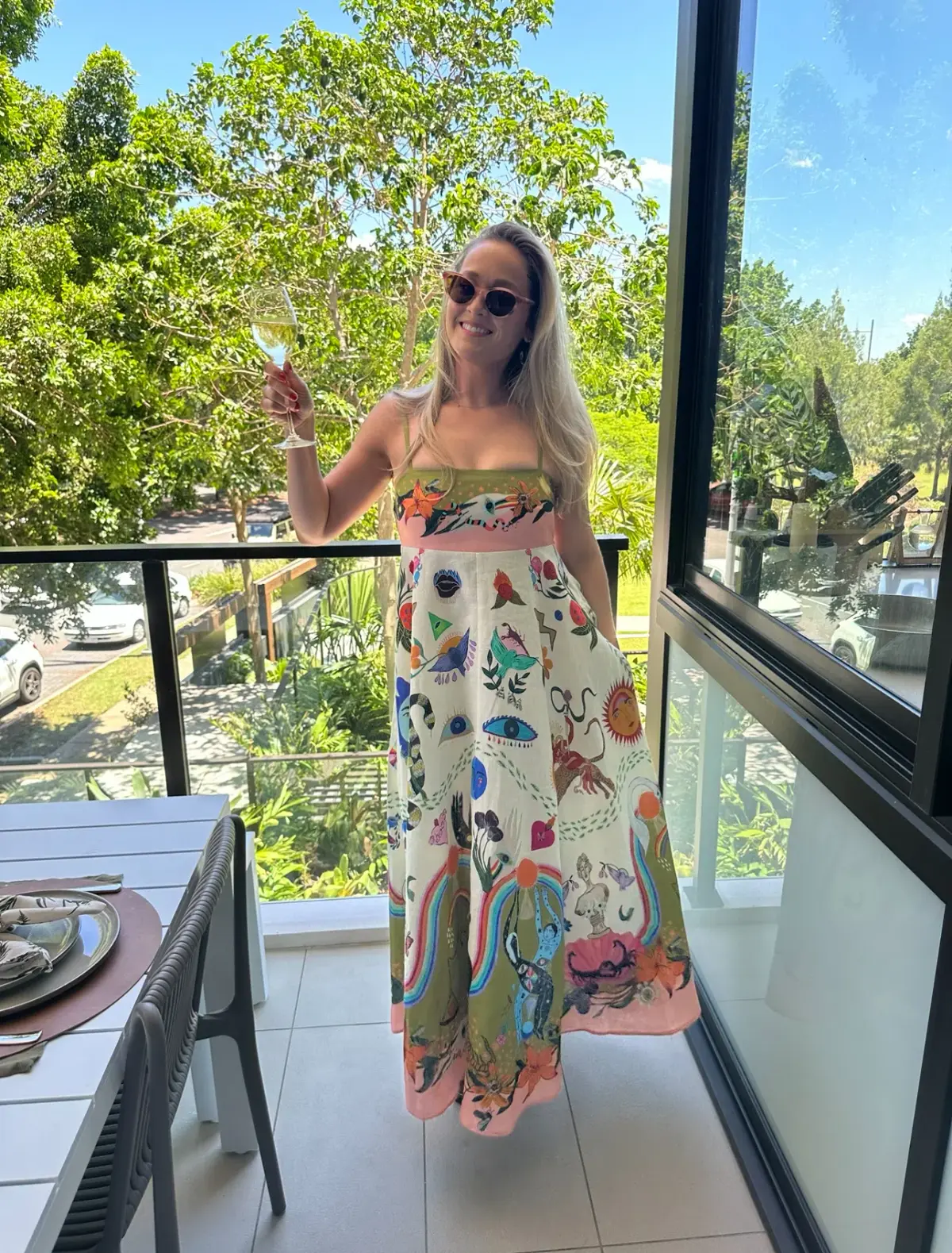 Alemais Evergreen Sundress in Multi Size AU 10 - Image 3