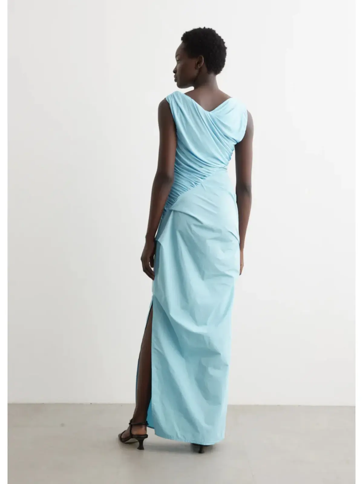 Paris Georgia Kaya Dress in Iris Blue  Size AU 8 - Image 5