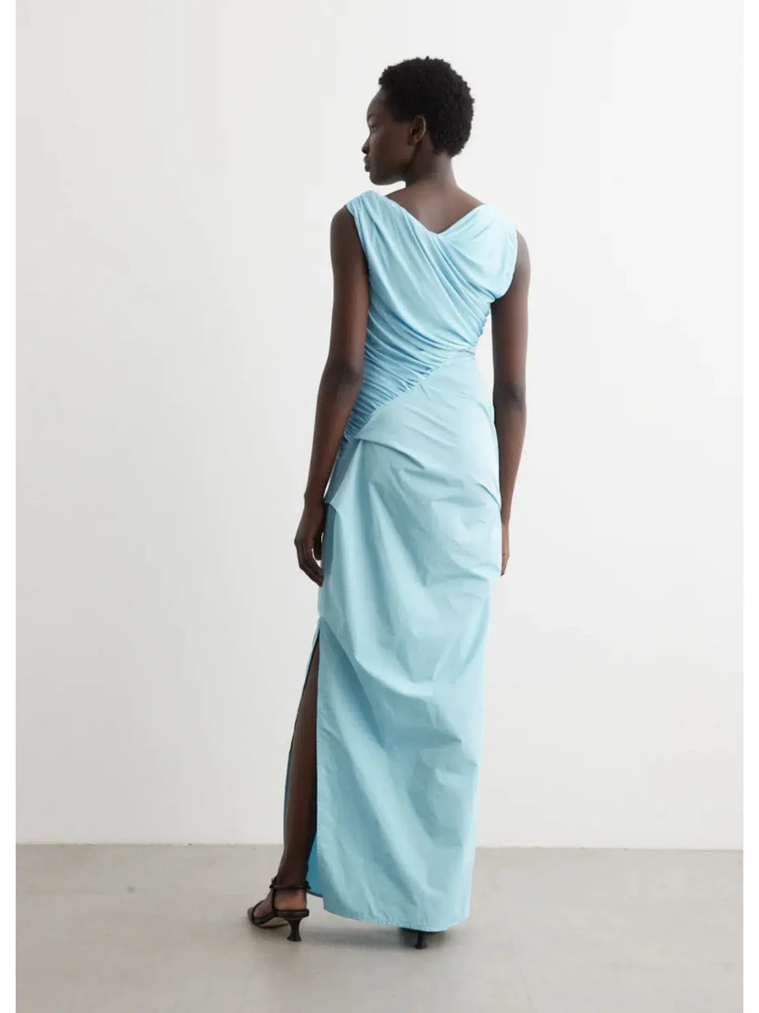 Paris Georgia Kaya Dress in Iris Blue  Size AU 8 - Image 5