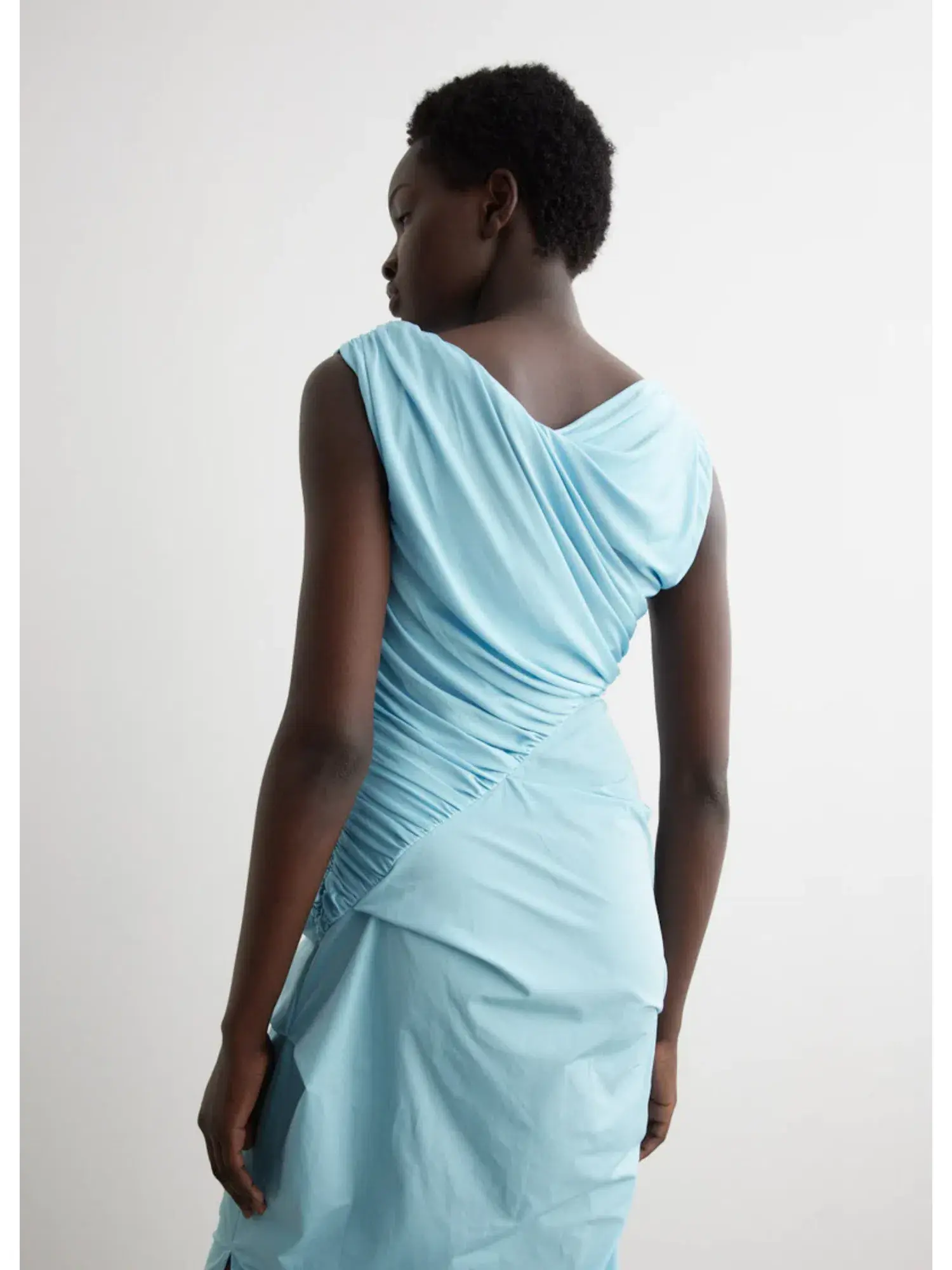 Paris Georgia Kaya Dress in Iris Blue  Size AU 8 - Image 4