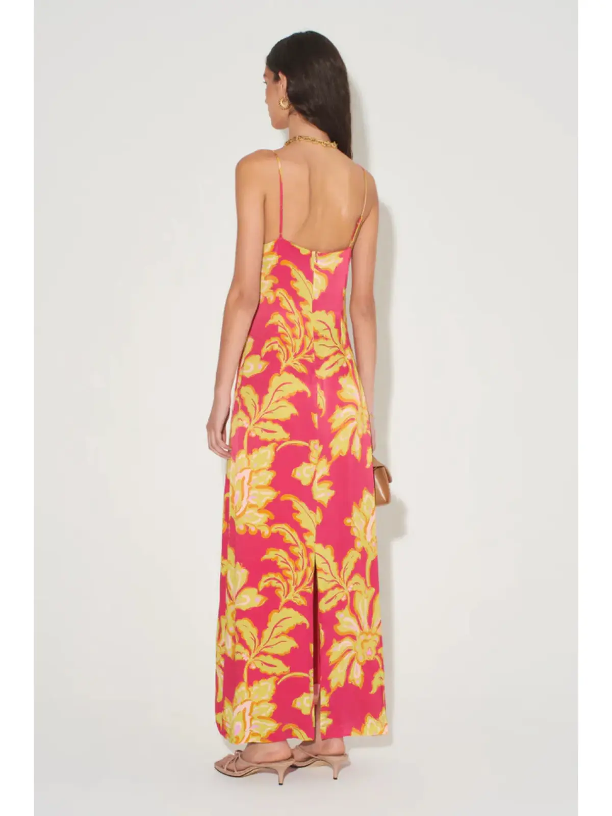 Hansen & Gretel Alchemy Dress in Fuschia Fern Print Size Small / AU 8 - Image 2