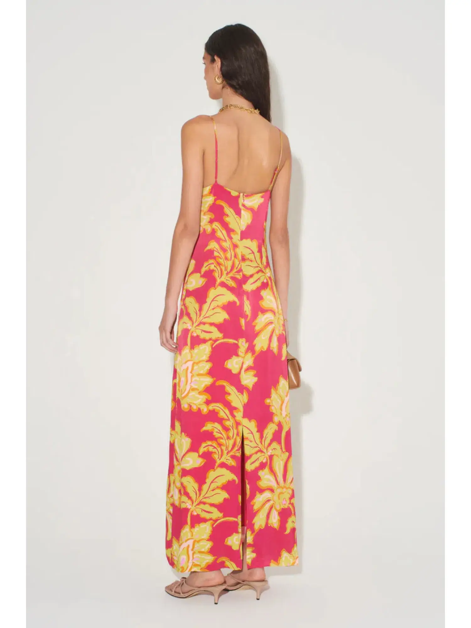 Hansen & Gretel Alchemy Dress in Fuschia Fern Print Size Small / AU 8 - Image 2
