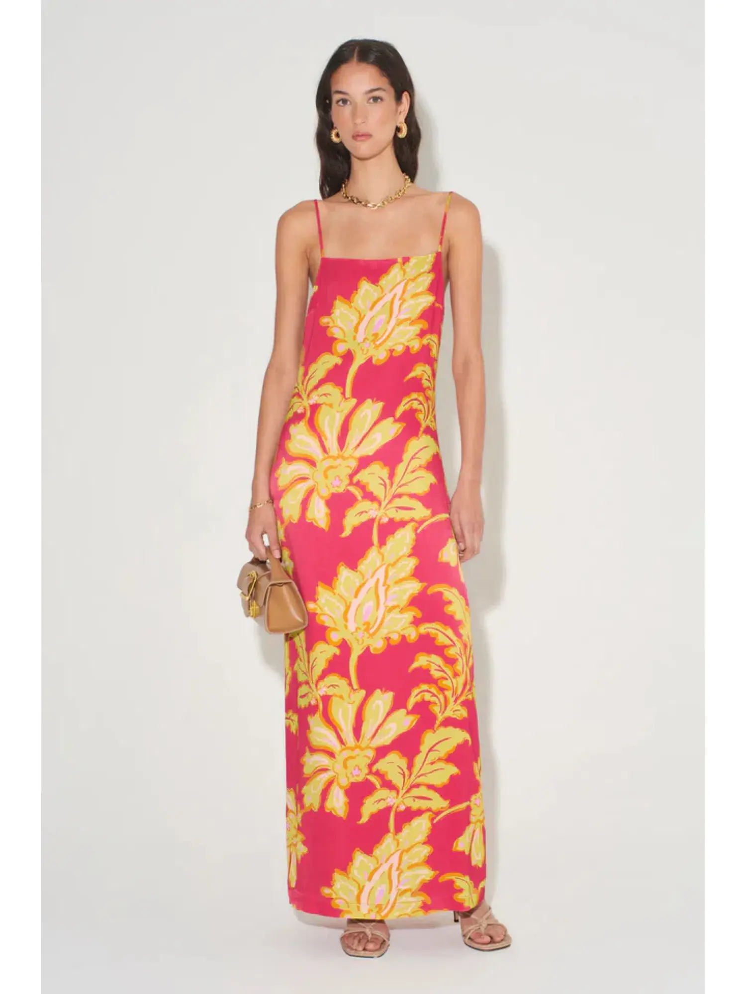Hansen & Gretel Alchemy Dress in Fuschia Fern Print Size Small / AU 8 - Image 1