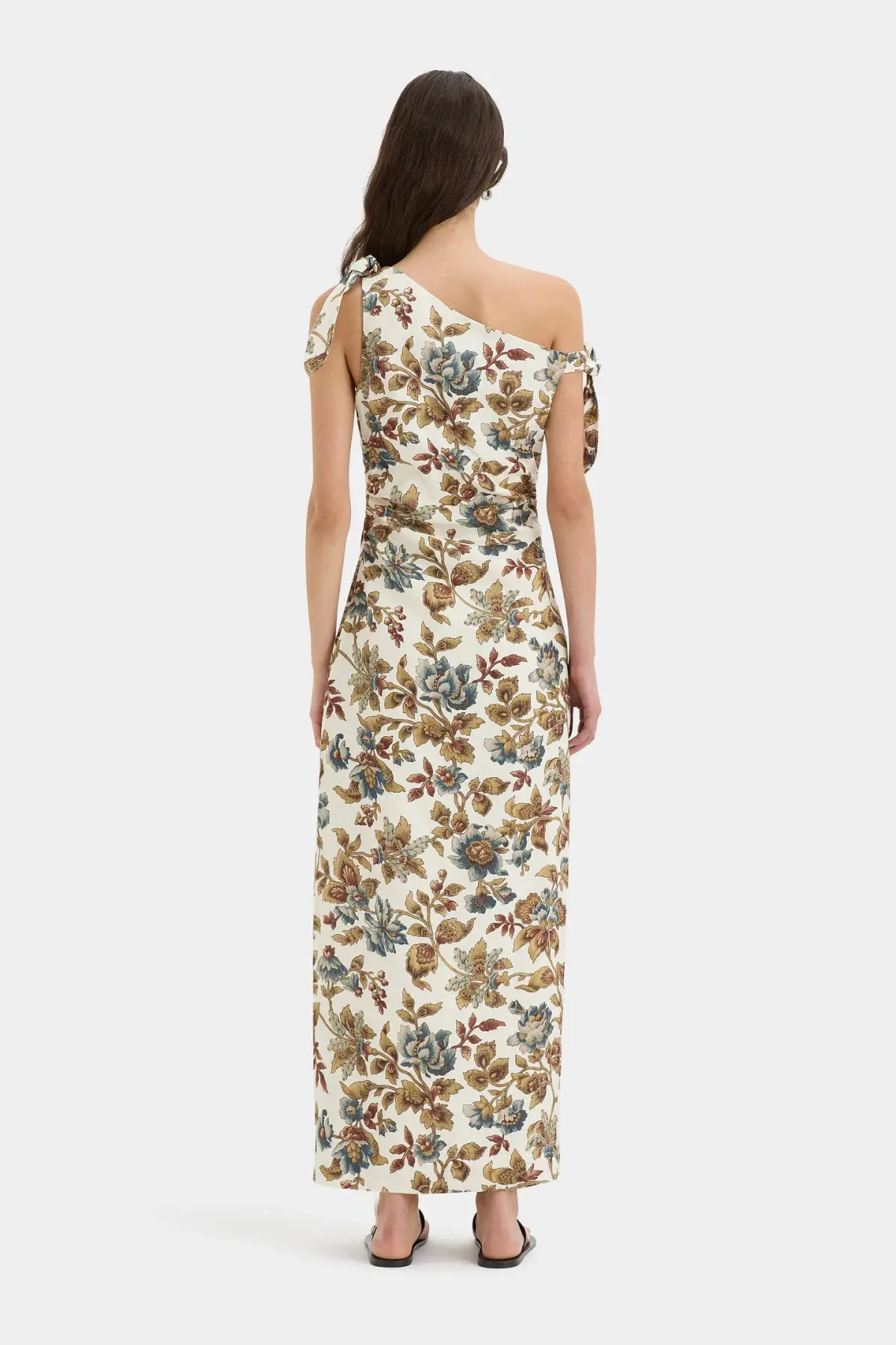 Sir the Label Eleanora Tie Shoulder Dress Viola Print Size 0/Au 6 - Image 3