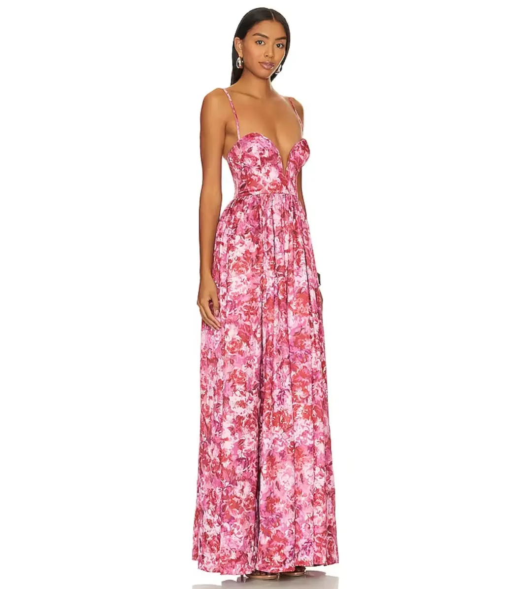 Lovers and friends Mallory Gown Floral Size 8 for rent on The Volte - main image