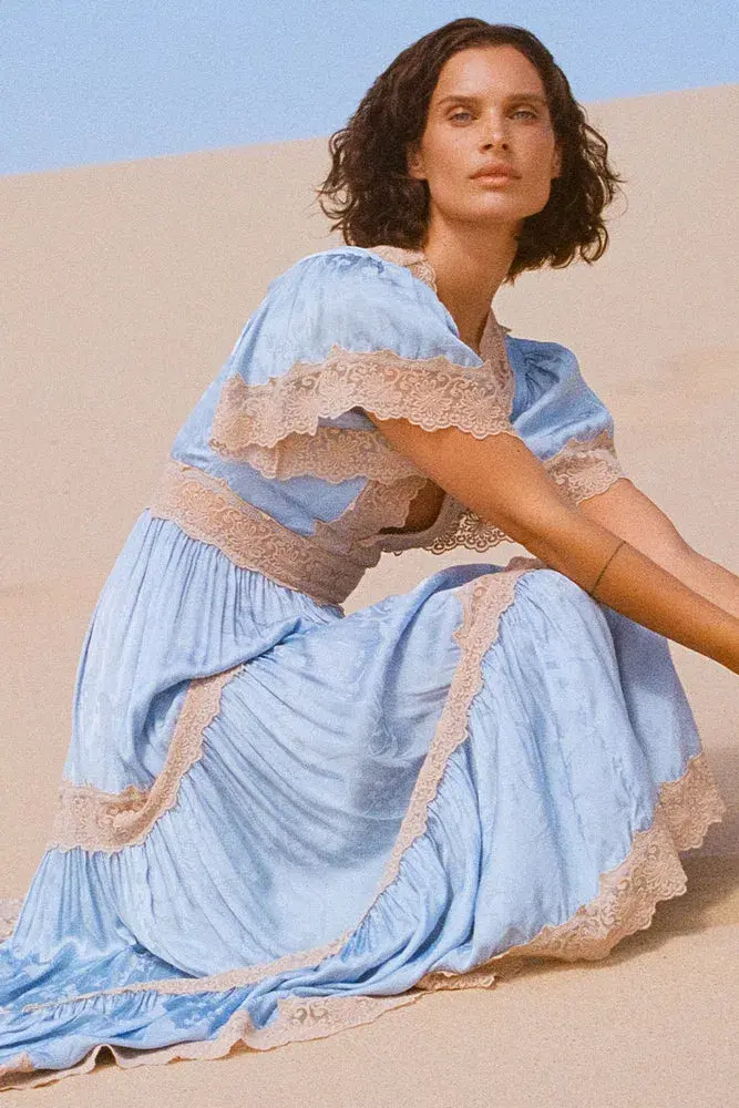 Spell Ocean Gown in Bluebell Size XL/AU 12 - Image 2