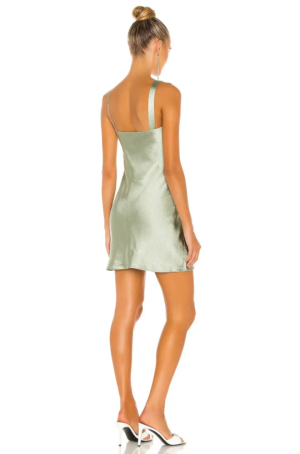 Misha Chandra Dress Sage Size 12 - Image 3