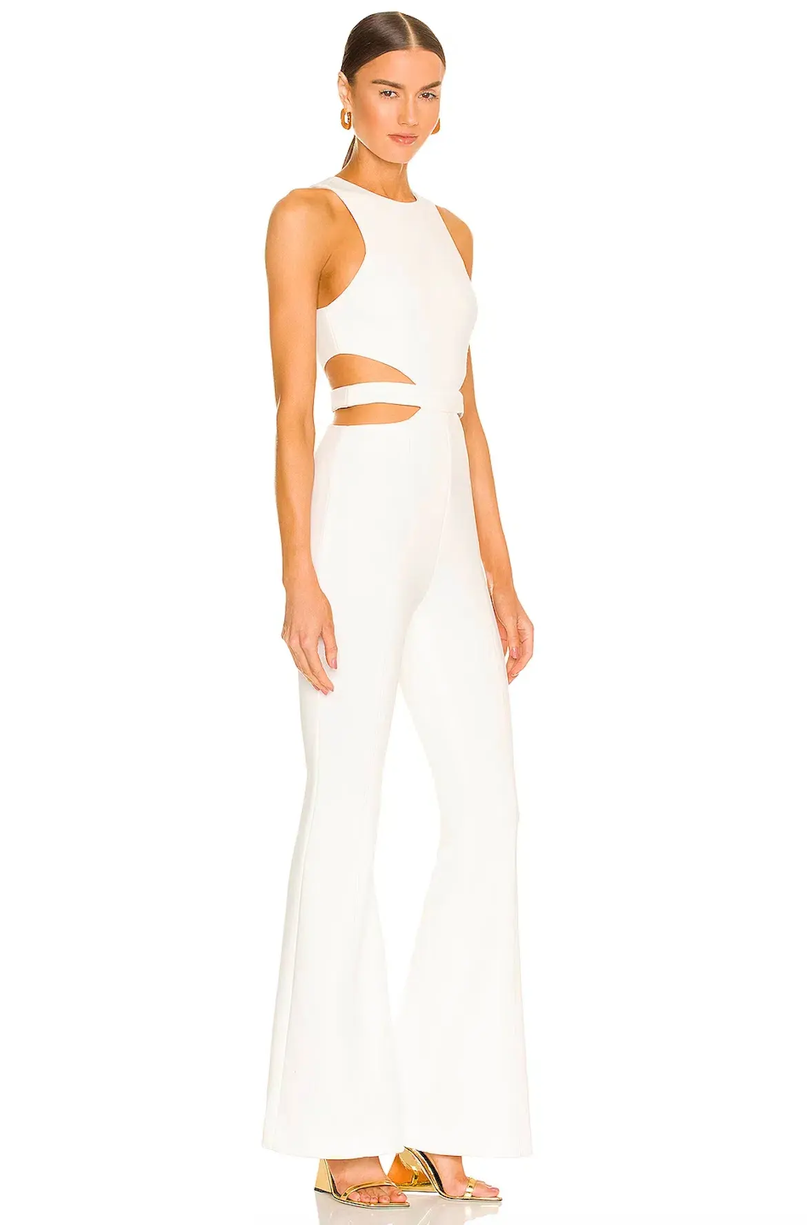Misha Thea Jumpsuit Ivory Size 10 - Image 2