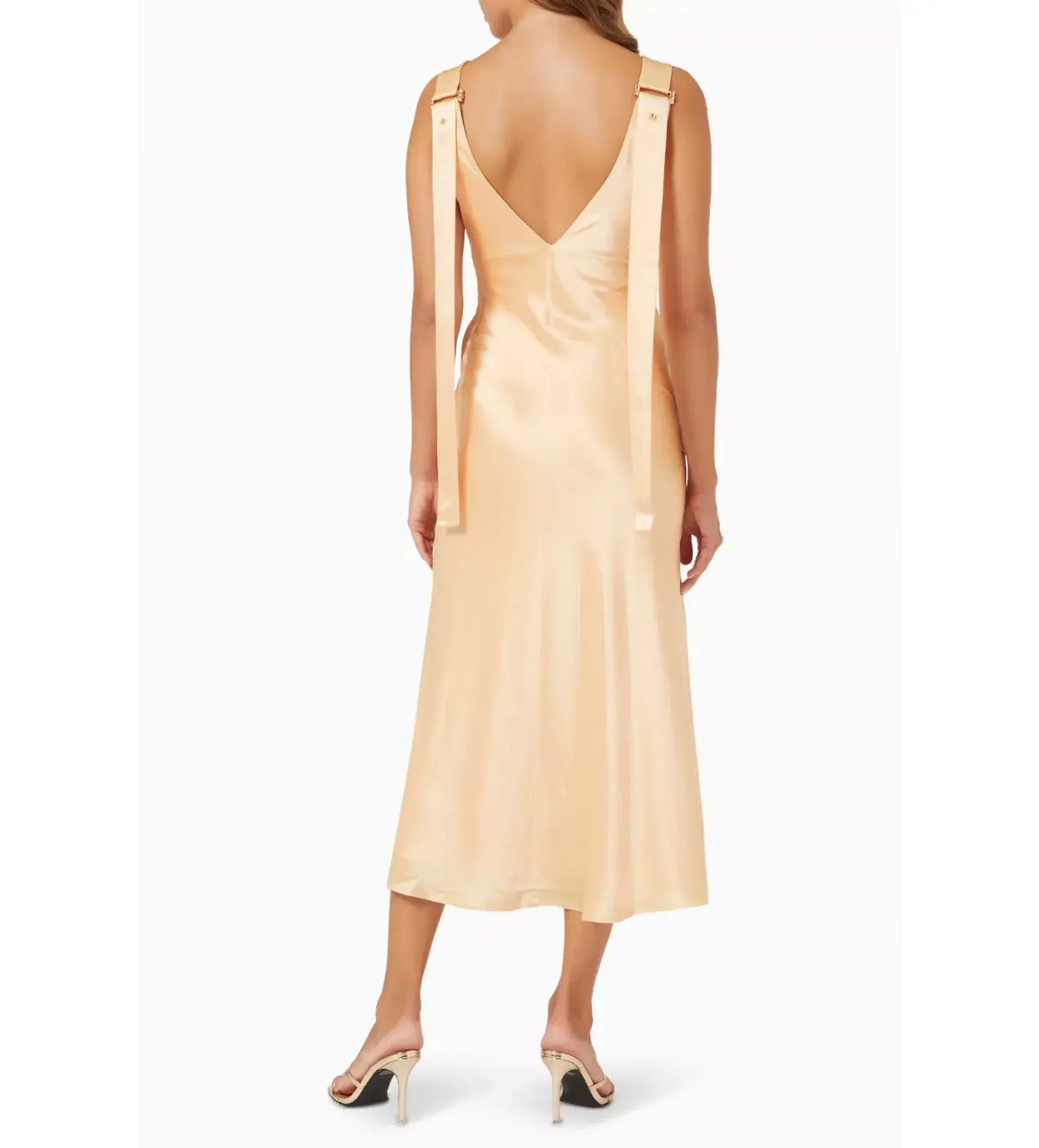 Acler Wycombe Midi Dress Buttermilk Size 12 - Image 3