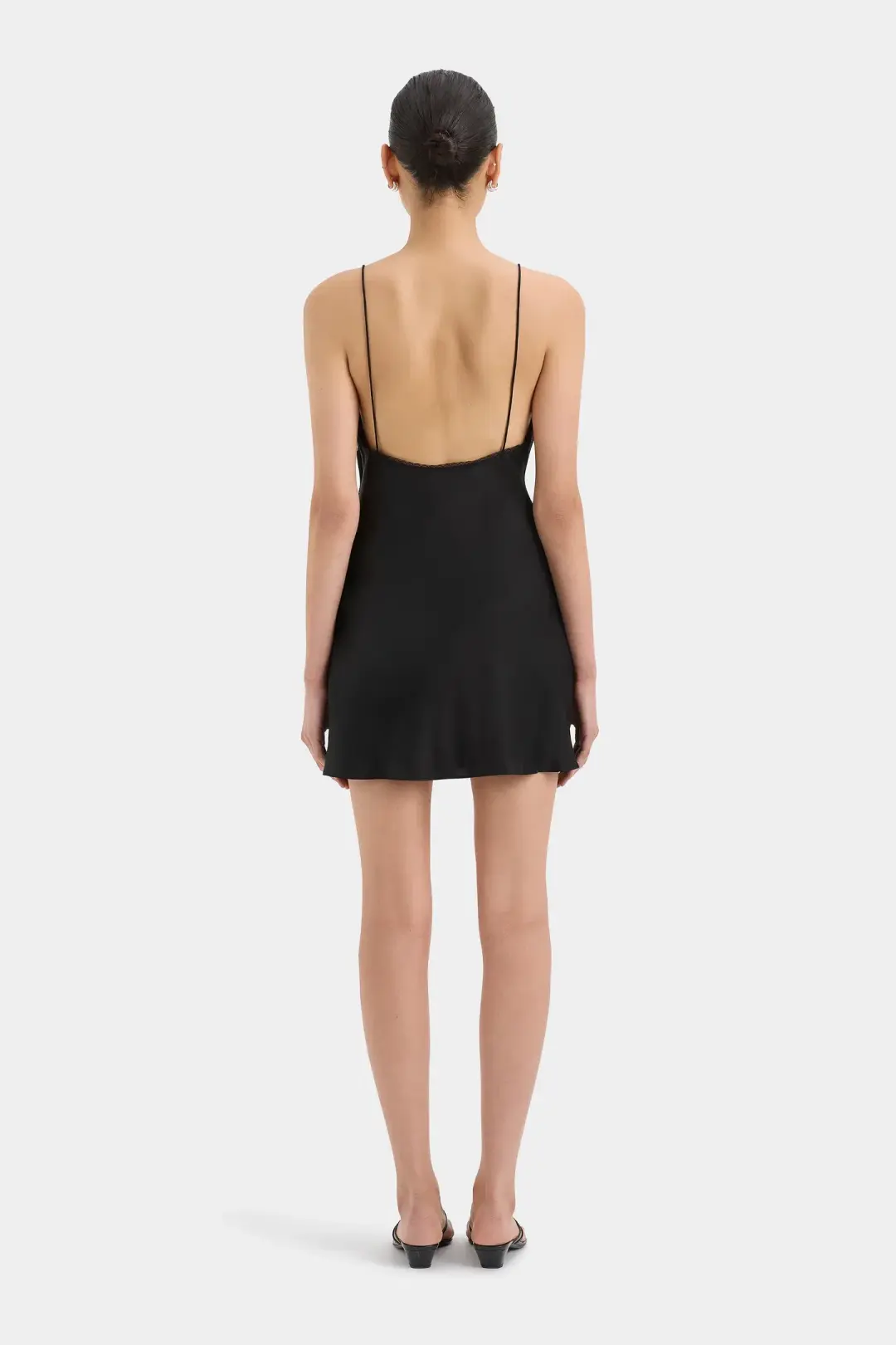 Sir The Label Aries Slip Mini Dress Black Size 2/Au 10 for rent on The Volte - main image