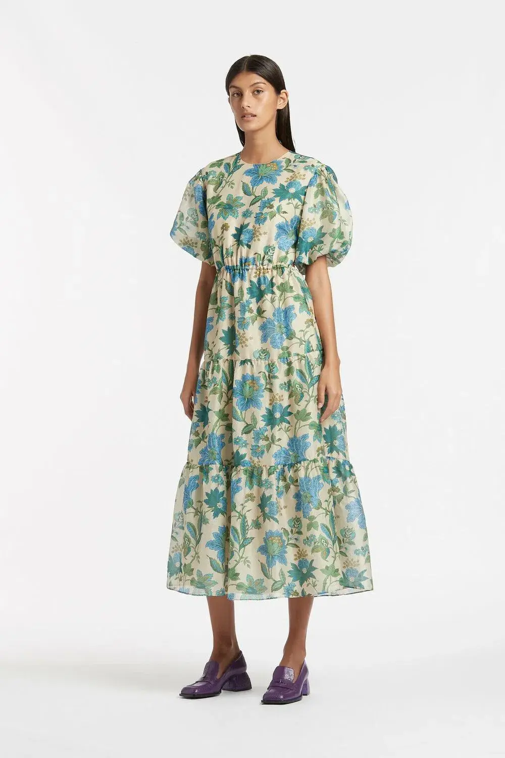 Sir The Label Celia Open Back Dress Marguerite Print Size 1/Au 8  - Image 1