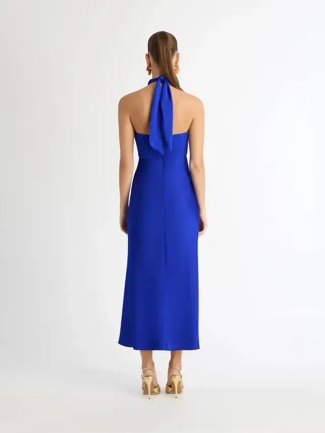 Sheike Jasmine Midi Dress Cobalt Blue Size 6  - Image 2
