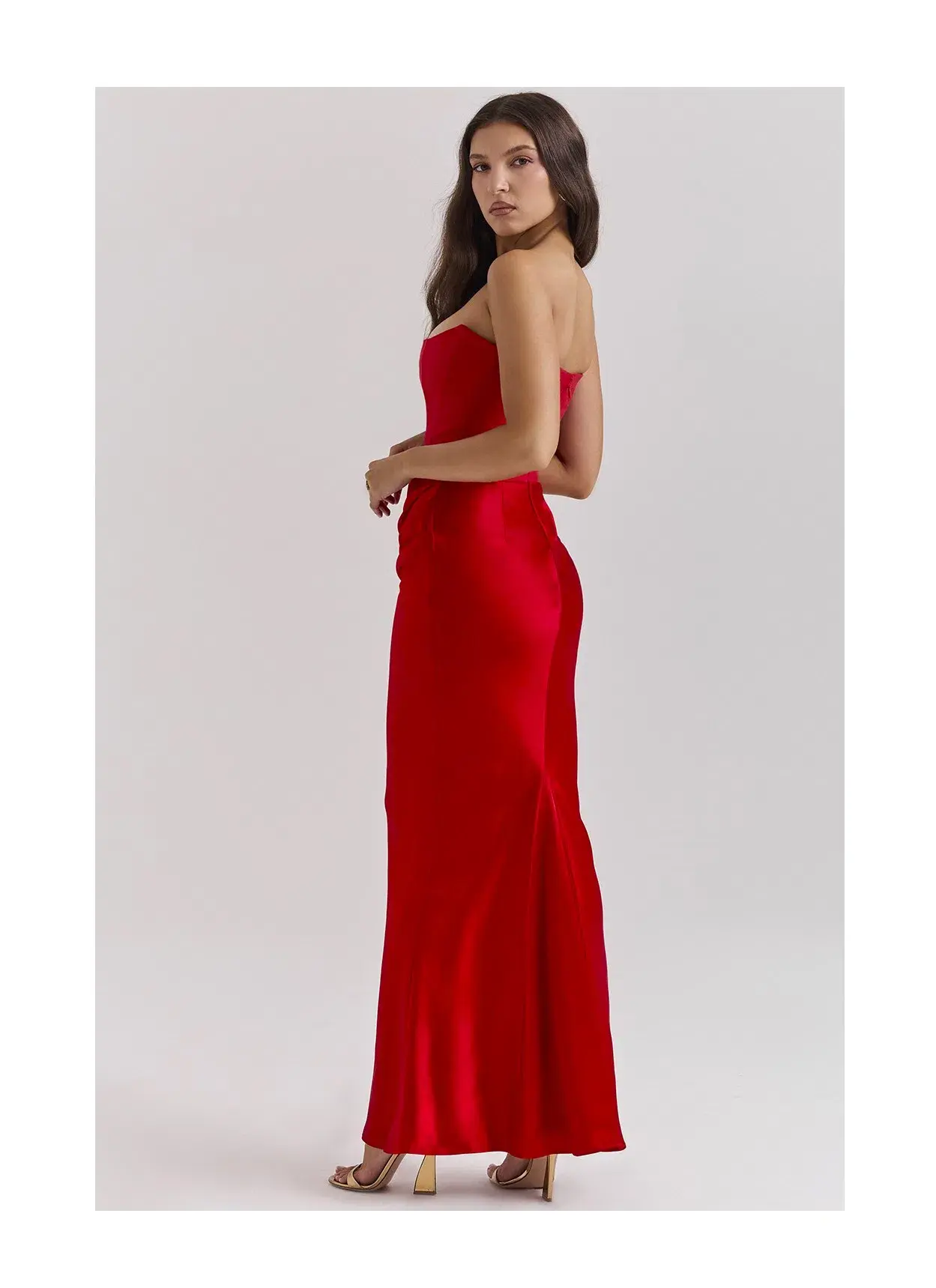 House of CB Persephone Scarlet Dress Red Size S/ AU 8 - Image 3