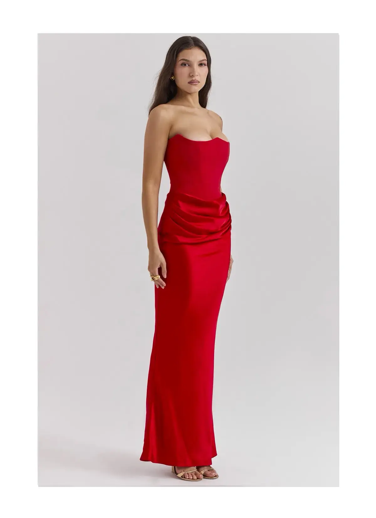 House of CB Persephone Scarlet Dress Red Size S/ AU 8 - Image 2